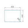 GRADE A1 - Box Opened Enza Madison 1.5 Bowl Undermount White Granite Composite Kitchen Sink Reversible