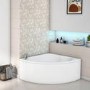 1350mm Acrylic Corner Bath Front Panel - Aubin
