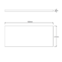 1500mm Acrylic Bath Front Panel - Better Bathrooms