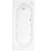Alton Single Ended Bath with 6 Jet Whirlpool System - 1800 x 800mm Alton Single Ended Bath with 6 Jet Whirlpool System - 1800 x 800mm