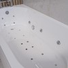 Single Ended Whirlpool Spa Bath with 14 Whirlpool &amp; 12 Airspa Jets 1800 x 800mm - Alton