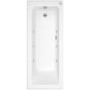 Rutland Single Ended Bath with 6 Jet Whirlpool System - 1800 x 800mm