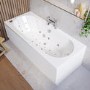 Double Ended Whirlpool Spa Bath with 14 Whirlpool & 12 Airspa Jets 1800 x 800mm - Burford