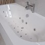 Double Ended Whirlpool Spa Bath with 14 Whirlpool & 12 Airspa Jets 1800 x 800mm - Burford