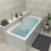 Double Ended Whirlpool Spa Bath with 14 Whirlpool Jets 1800 x 800mm - Chiltern
