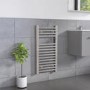 Chrome Heated Towel Rail Radiator 800 x 450mm - Dune