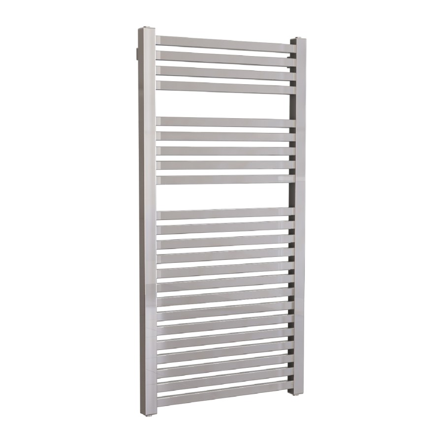 Chrome Heated Towel Rail Radiator 1200 x 600mm - Dune