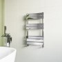 Chrome Towel Radiator 800 x 450mm - Tundra