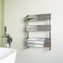 GRADE A1 - Tundra Chrome Heated Towel Rail - 800 x 600mm