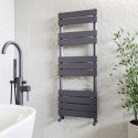 Anthracite Towel Radiator 800 x 450mm - Tundra - Better Bathrooms