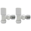 BeBa_26330 White Round Angled Radiator Valves