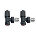 BeBa_26332 Anthracite Round Angled Radiator Valves