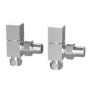 BeBa_26336 Chrome Square Angled Radiator Valves