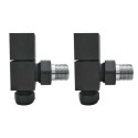 BeBa_26338 Anthracite Square Angled Radiator Valves