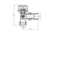 GRADE A1 - White Thermostatic Angled Radiator Valves - For Pipework Which Comes From The Wall