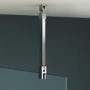 Frameless 700mm Wet Room Shower Screen with Ceiling Support Bar - Live Your Colour