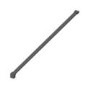 Frameless 845mm Black Wet Room Shower Screen with Wall Support Bar - Live Your Colour