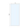 800mm Bronze Frameless Wet Room Shower Screen with Ceiling Support Bar - Live Your Colour