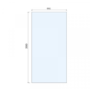 1000mm Bronze Shower Screen for Wet Room & Walk In Shower - Live Your Colour
