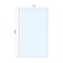 ALMOST PERFECT 1200mm Nickel Shower Screen for Wet Room & Walk In Shower - Live Your Colour