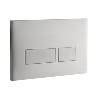 Brushed Stainless Steel Finish Flush Plate