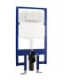 Slimline 90mm WC Frame with Dual Flush Cistern