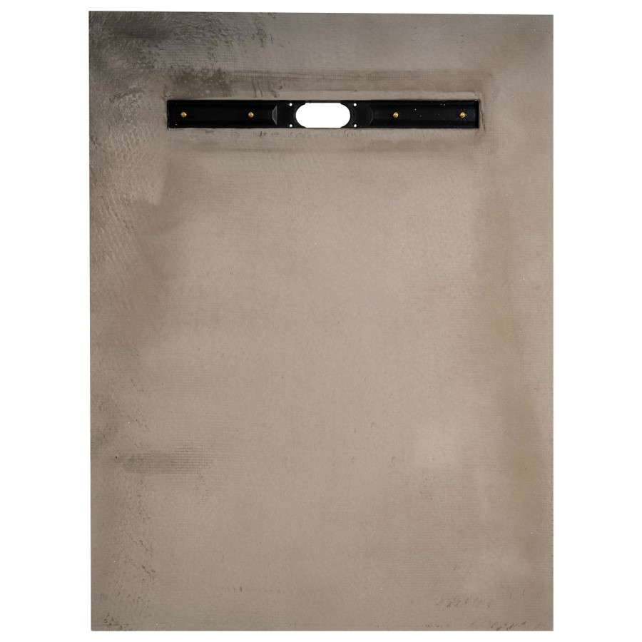 GRADE A1 - Rectangular Wet Room Shower Tray Blue with End Waste Position 1200 x 900mm - Live Your Colour