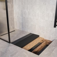 GRADE A2 - Linear 600 DrainLevel Access Wetroom Tray 1600x900x30 End