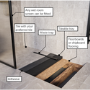 1200x900mm Wet Room Shower Tray - Live Your Colour