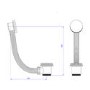 Brushed Nickel Bath Click Waste