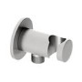 Round wall outlet & holder- Chrome