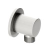 Round wall outlet - Chrome