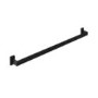 Black Single Towel Bar