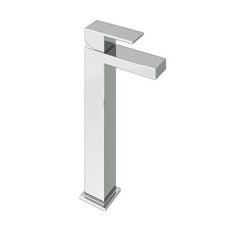 Tall Chrome Mono Basin Mixer Tap - Lex