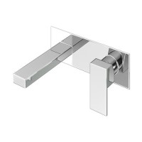 Wall Mounted Chrome Basin Mixer Tap - Lex