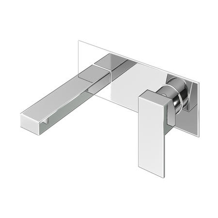 Wall Mounted Chrome Basin Mixer Tap - Lex