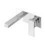Wall Mounted Chrome Basin Mixer Tap - Lex