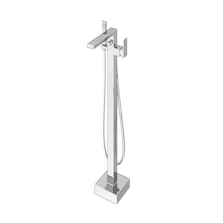 Chrome Freestanding Bath Shower Mixer Tap - Lex