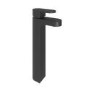 Tall Black Mono Basin Mixer Tap - Hue
