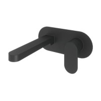 Hue Black Wall Mounted Basin Mixer Tap