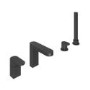 GRADE A1 - Hue Black Bath Shower Mixer Tap