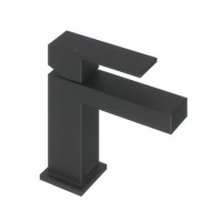 Black Cloakroom Basin Mixer Tap - Lex