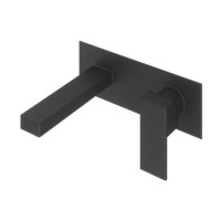 Lex Black Wall Mounted Basin Mixer Tap