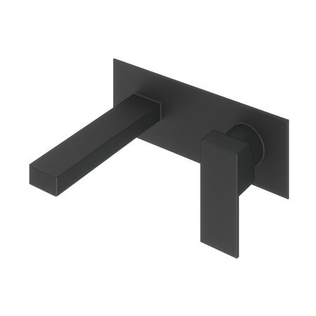 Lex Black Wall Mounted Basin Mixer Tap