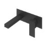 Lex Black Wall Mounted Basin Mixer Tap