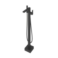 Lex Black Freestanding Bath Shower Mixer Tap