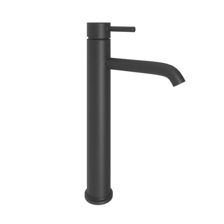 Tall Black Mono Basin Mixer Tap - Kuro