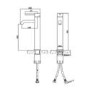 Tall Black Mono Basin Mixer Tap - Kuro
