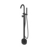 Black Freestanding Bath Shower Mixer Tap - Kuro