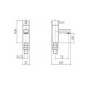 Chrome Cloakroom Basin Pillar Taps - Form